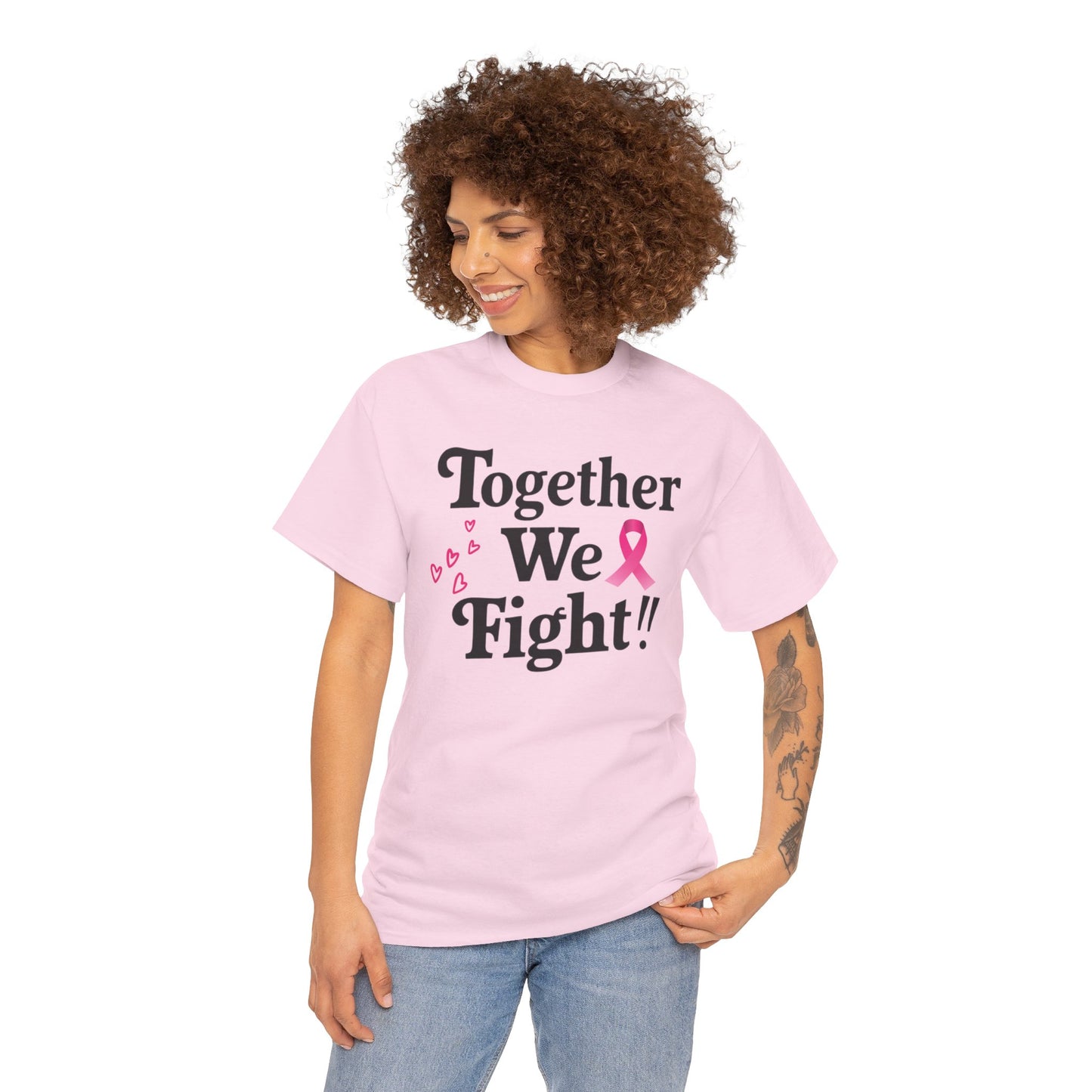 Together We Fight Unisex Heavy Cotton Tee
