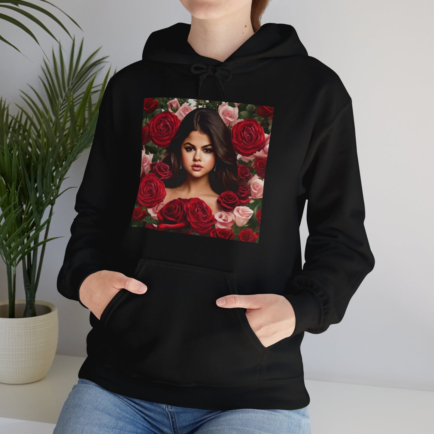 Selena Gomez Printed Unisex Heavy Blend™ Hooded Sweatshirt