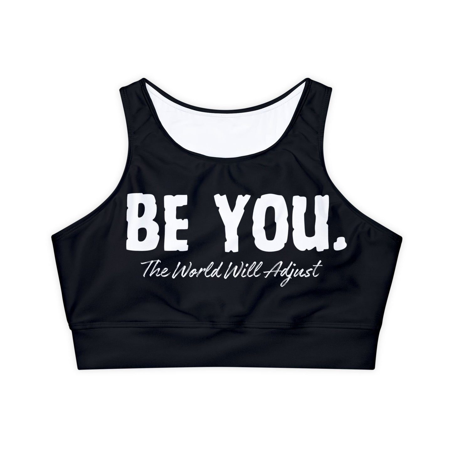 Be You Fully Lined, Padded Sports Bra (AOP)