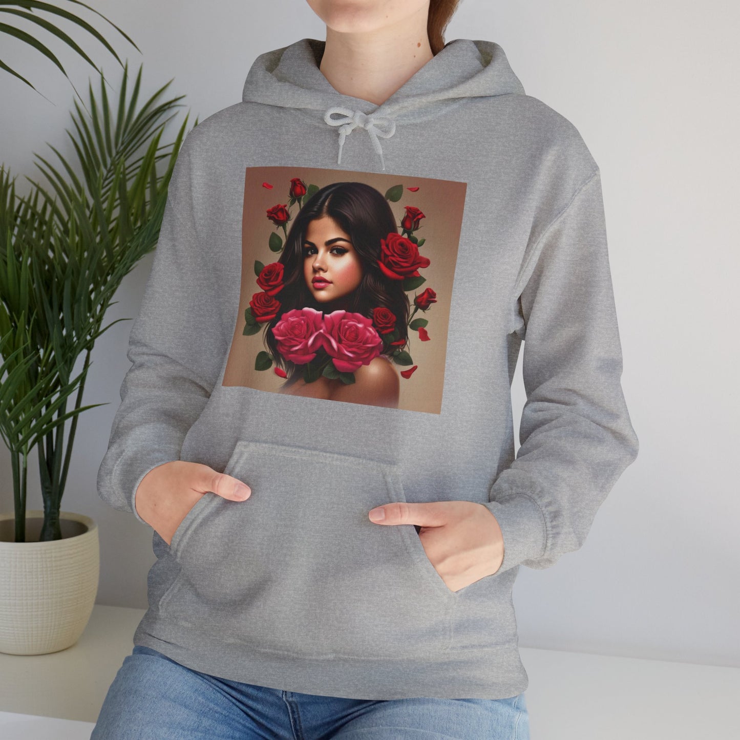 Selena Gomez Printed Unisex Heavy Blend™ Hooded Sweatshirt