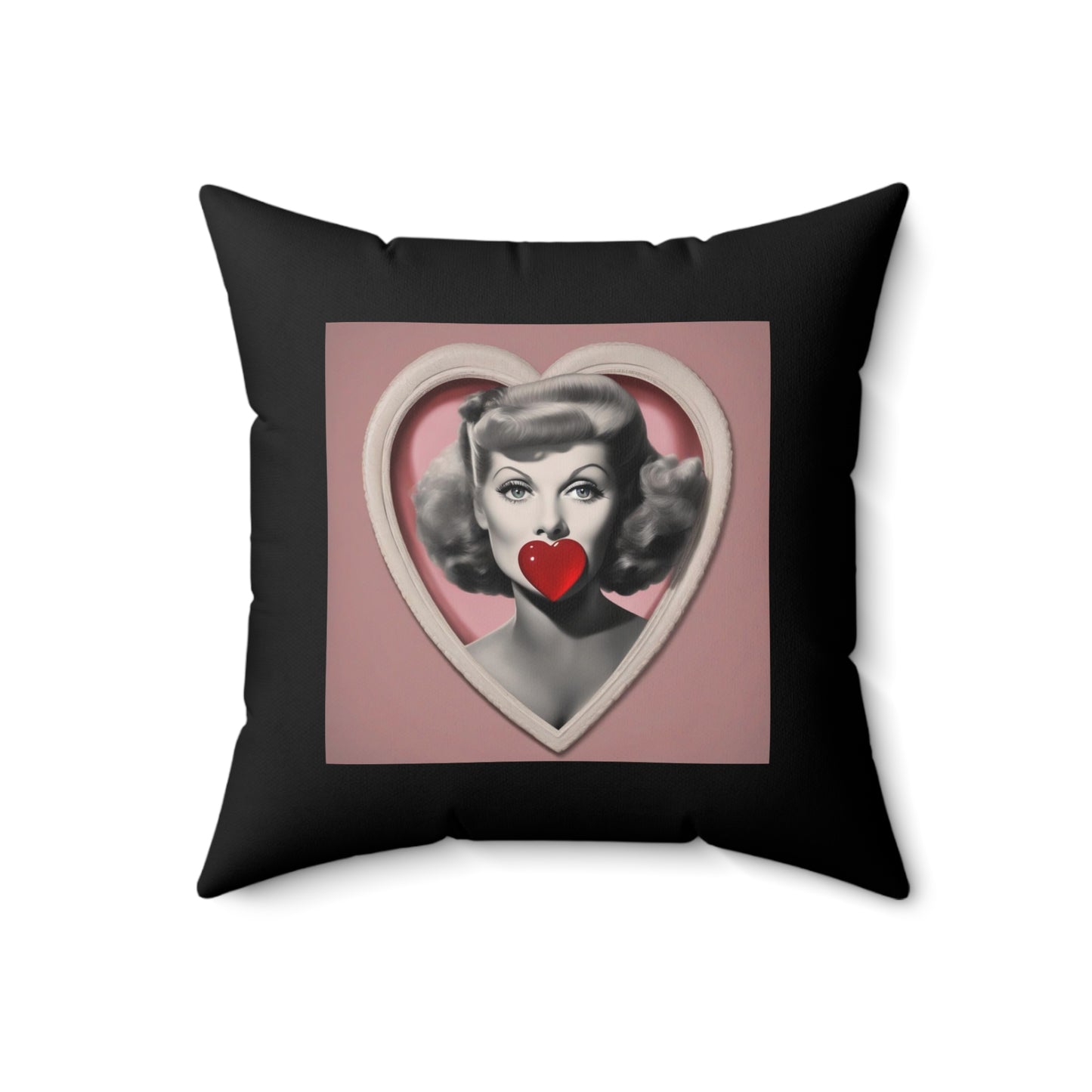 Women Spun Polyester Square Pillow