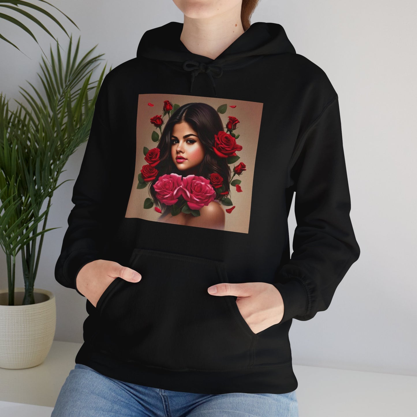 Selena Gomez Printed Unisex Heavy Blend™ Hooded Sweatshirt