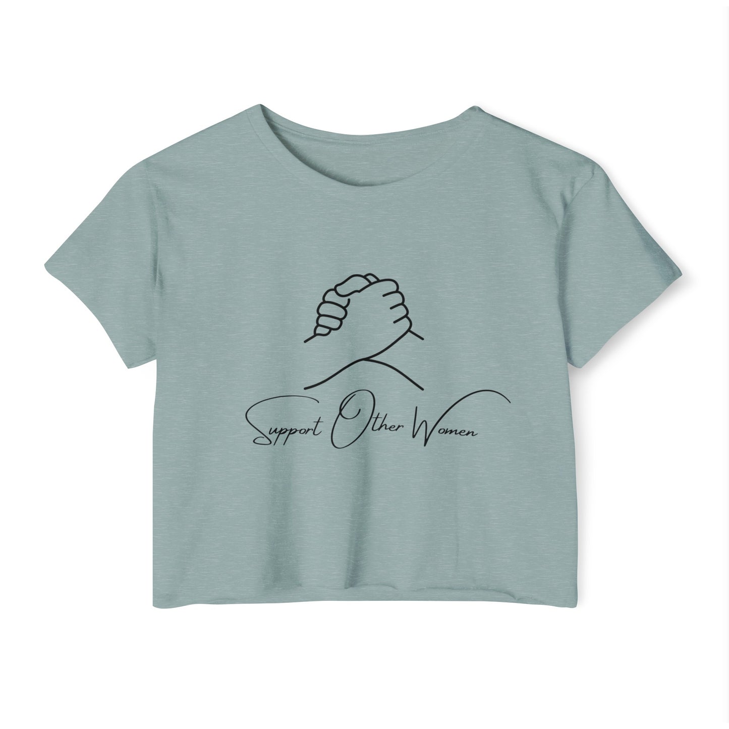 Support other women's Women's Festival Crop Top