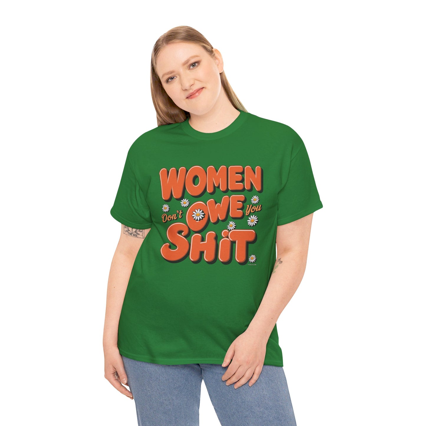 Women Don't Women Heavy Cotton Tee