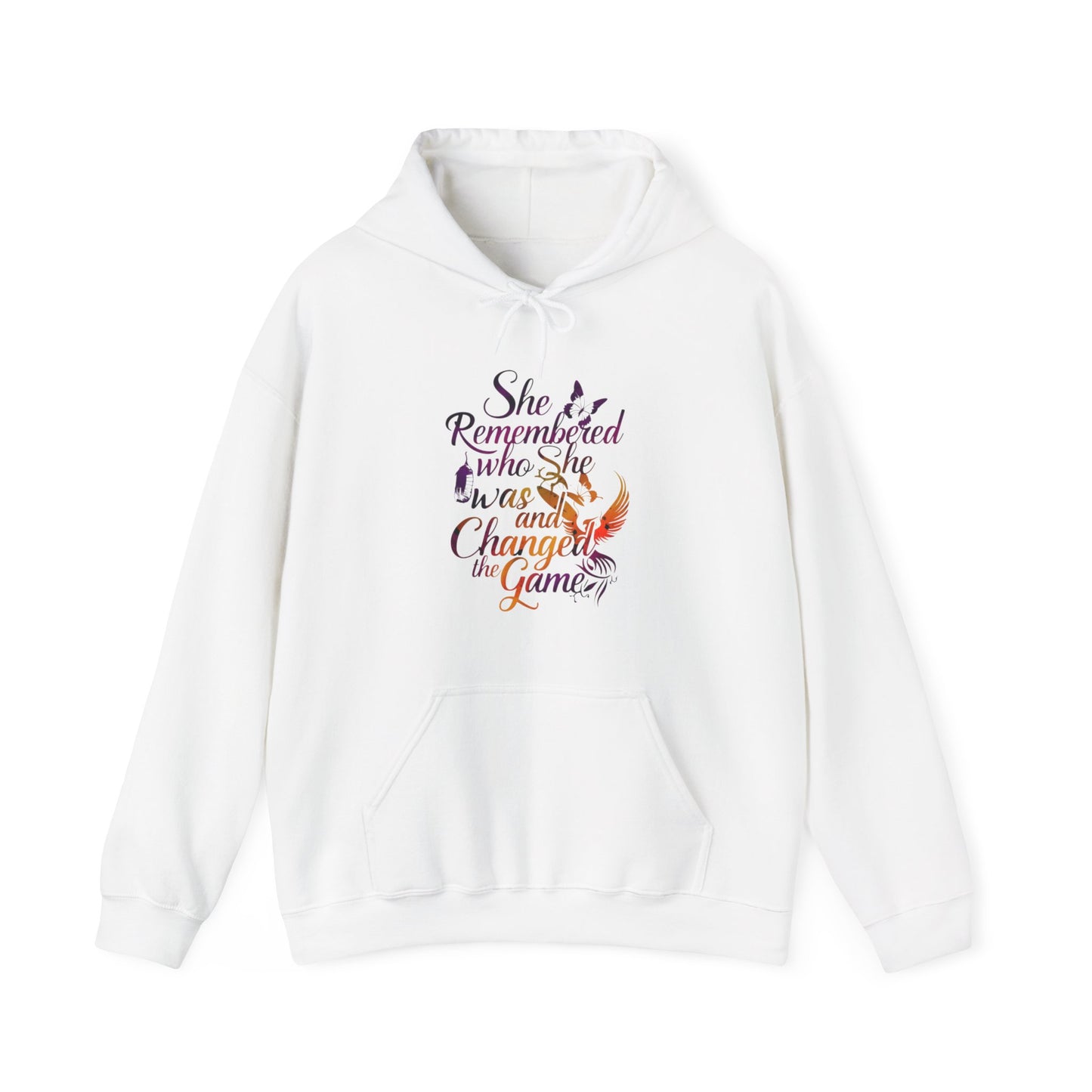 She Remembered Printed Unisex Heavy Blend™ Hooded Sweatshirt
