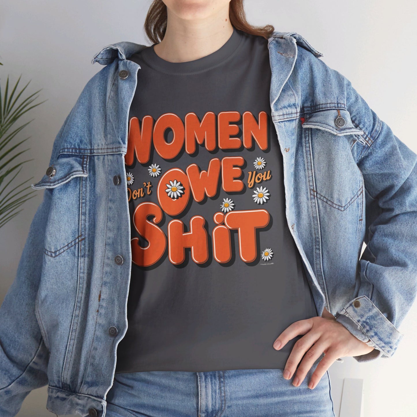 Women Don't Women Heavy Cotton Tee
