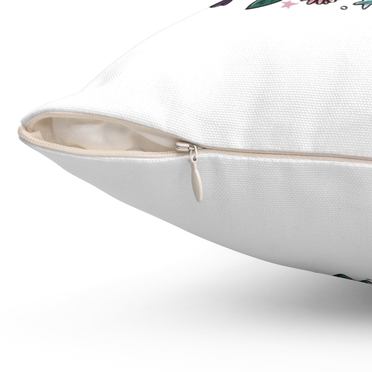 Girl Power Spun Polyester Square Pillow