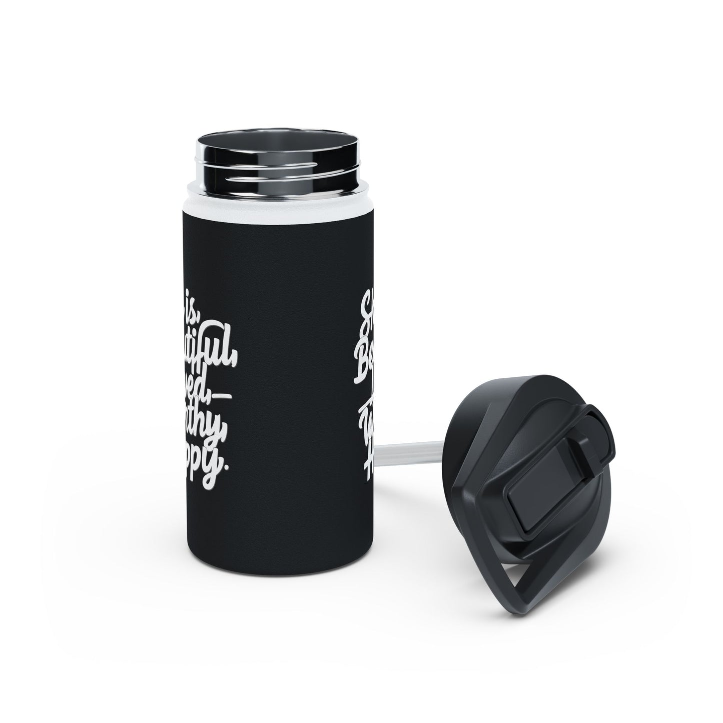 She is  Stainless Steel Water Bottle, Standard Lid