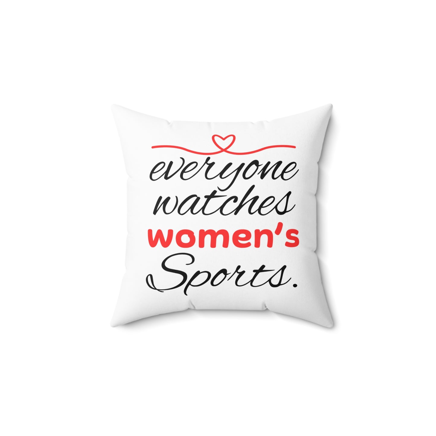 Everyone Spun Polyester Square Pillow