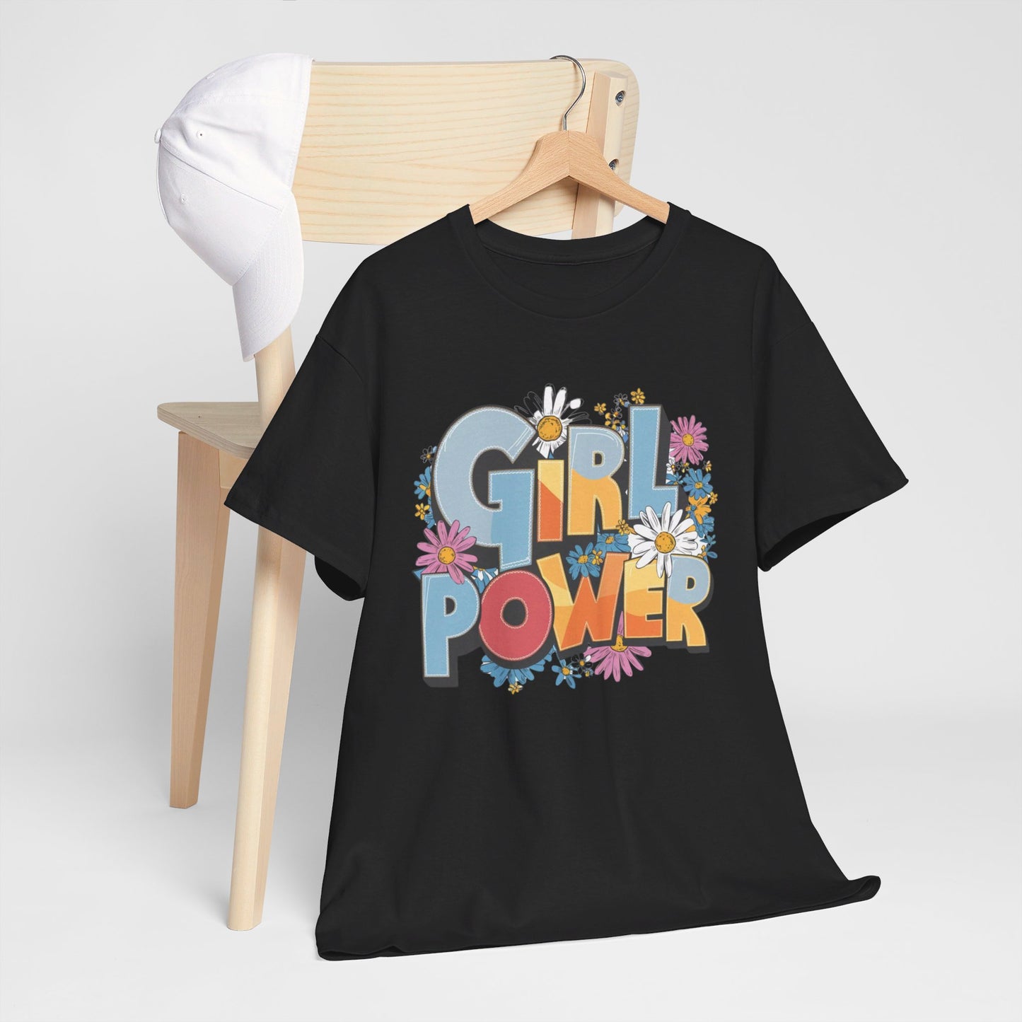 Girl Power Women Heavy Cotton Tee