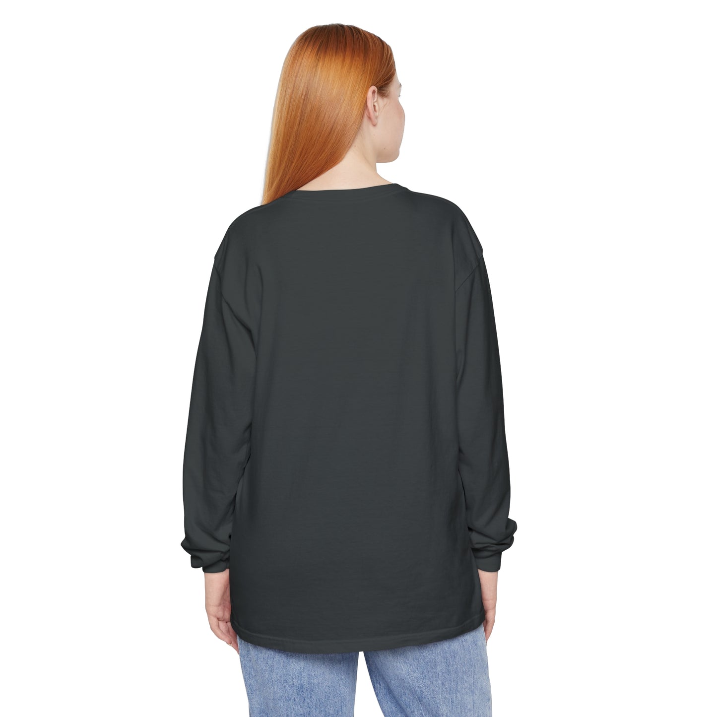 Be You Women Garment-dyed Long Sleeve T-Shirt