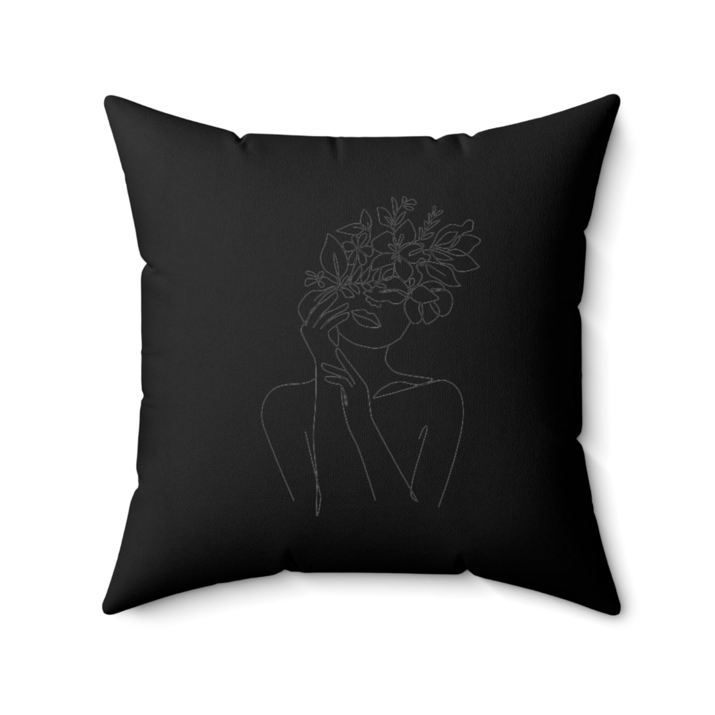 Women Spun Polyester Square Pillow