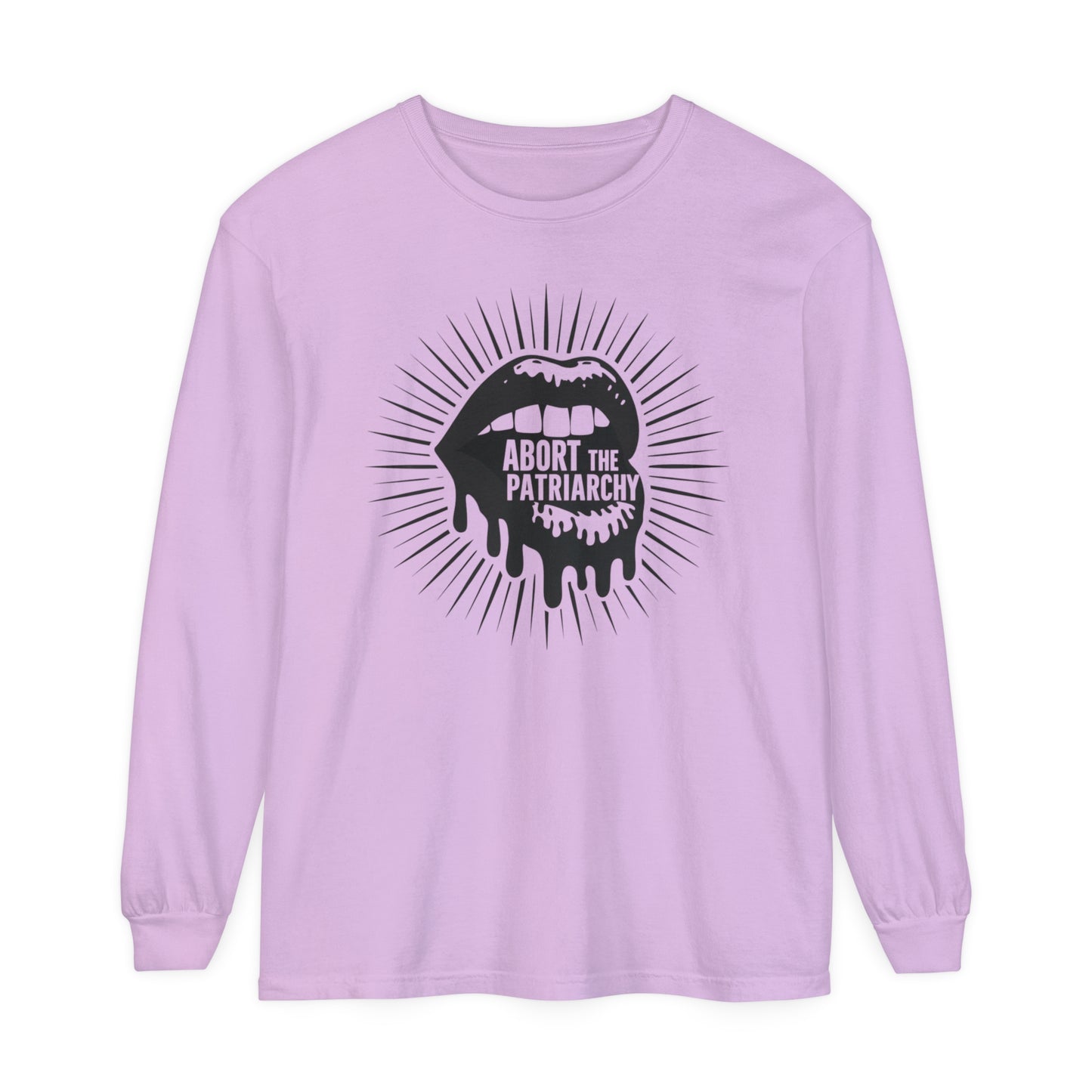 Abort The Women Garment-dyed Long Sleeve T-Shirt