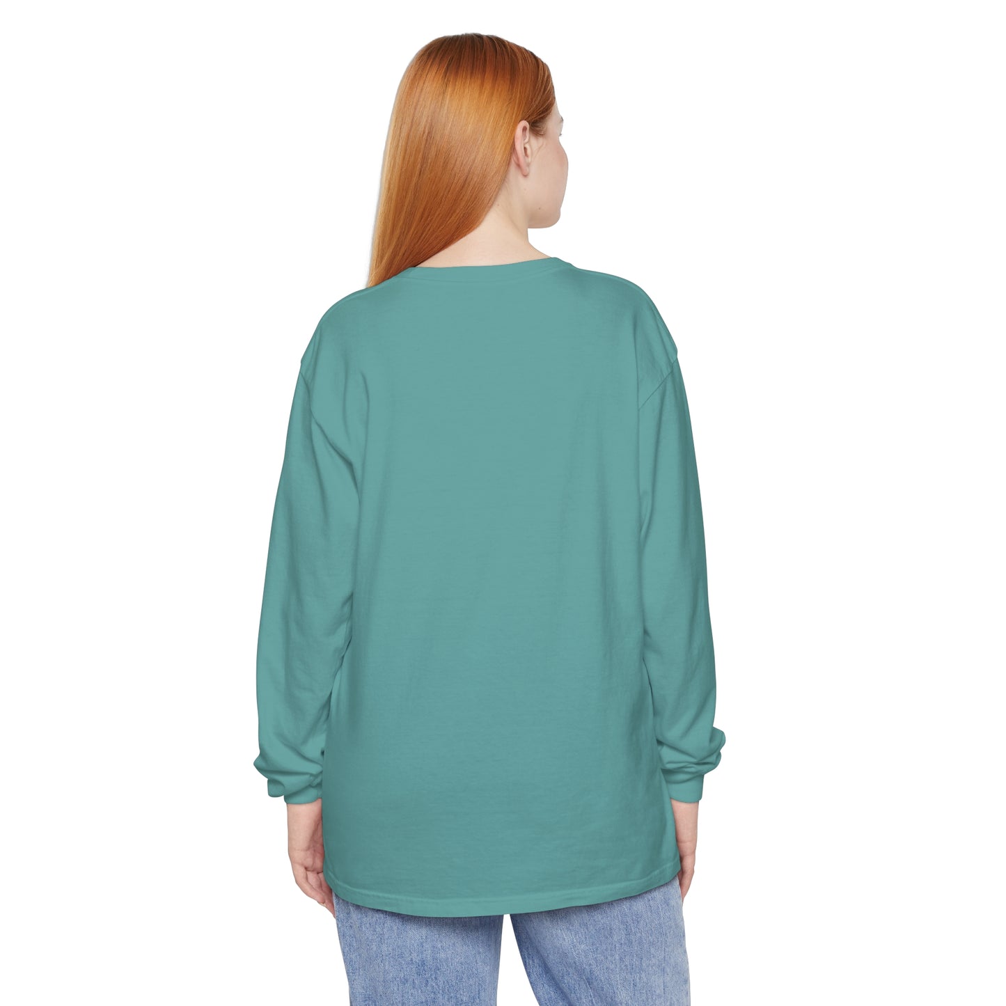Be You Women Garment-dyed Long Sleeve T-Shirt