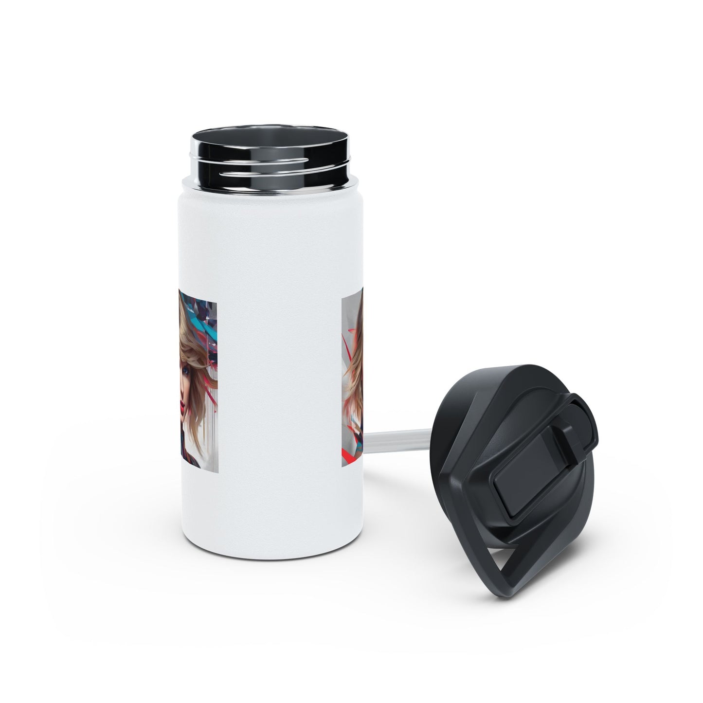 Women Stainless Steel Water Bottle, Standard Lid