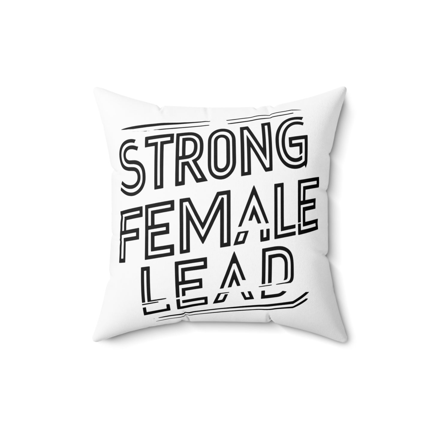 Strong Spun Polyester Square Pillow