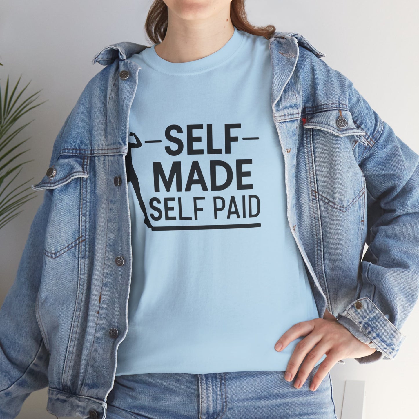 Self Made Printed T Shirt with Hearts