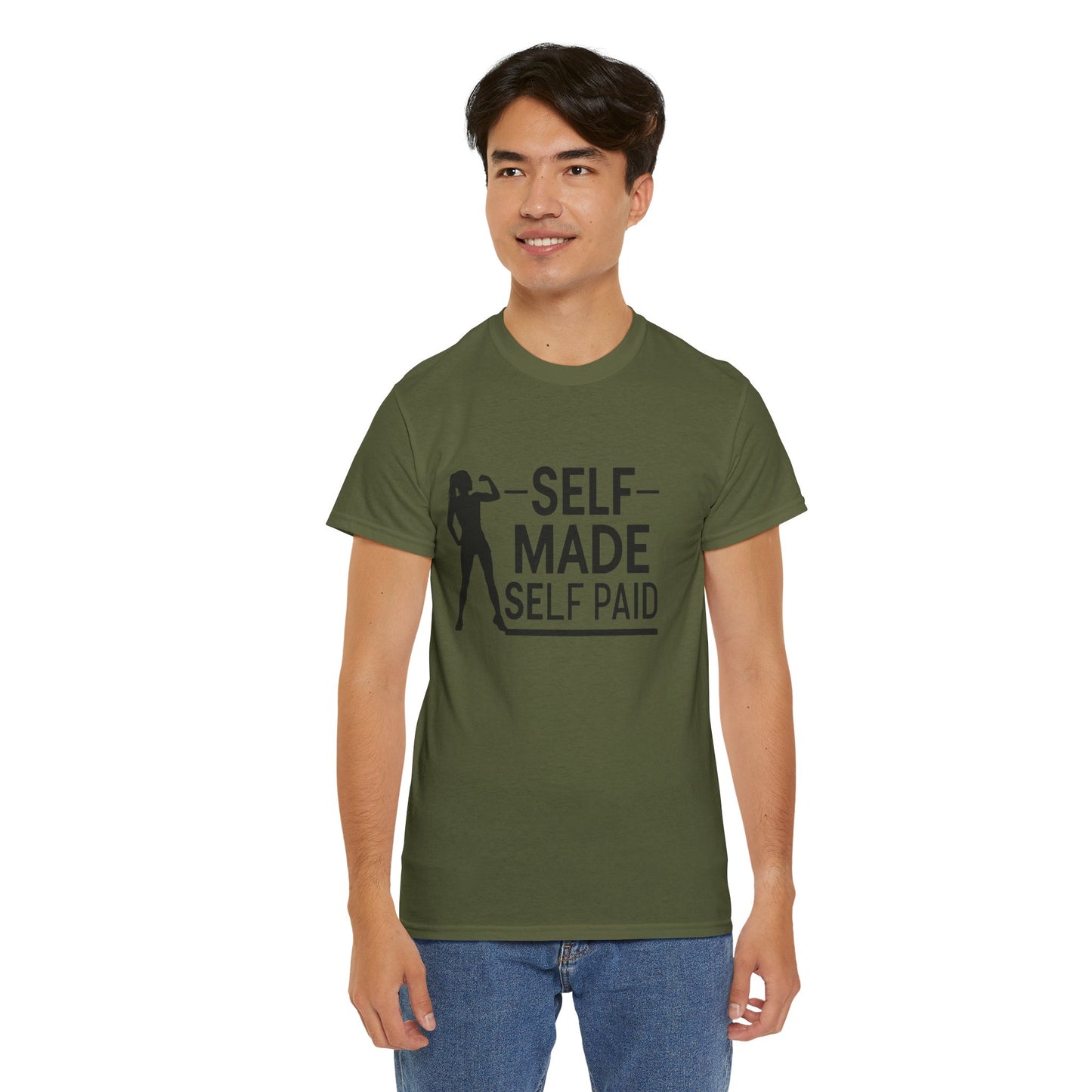 Self Made Printed T Shirt with Hearts