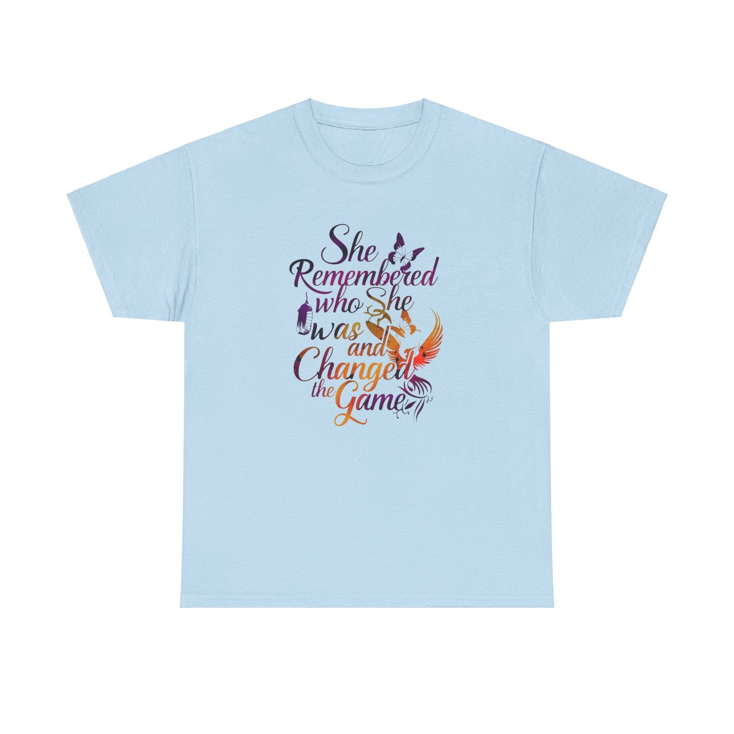 She Remembered Who She Was T Shirt with Hearts