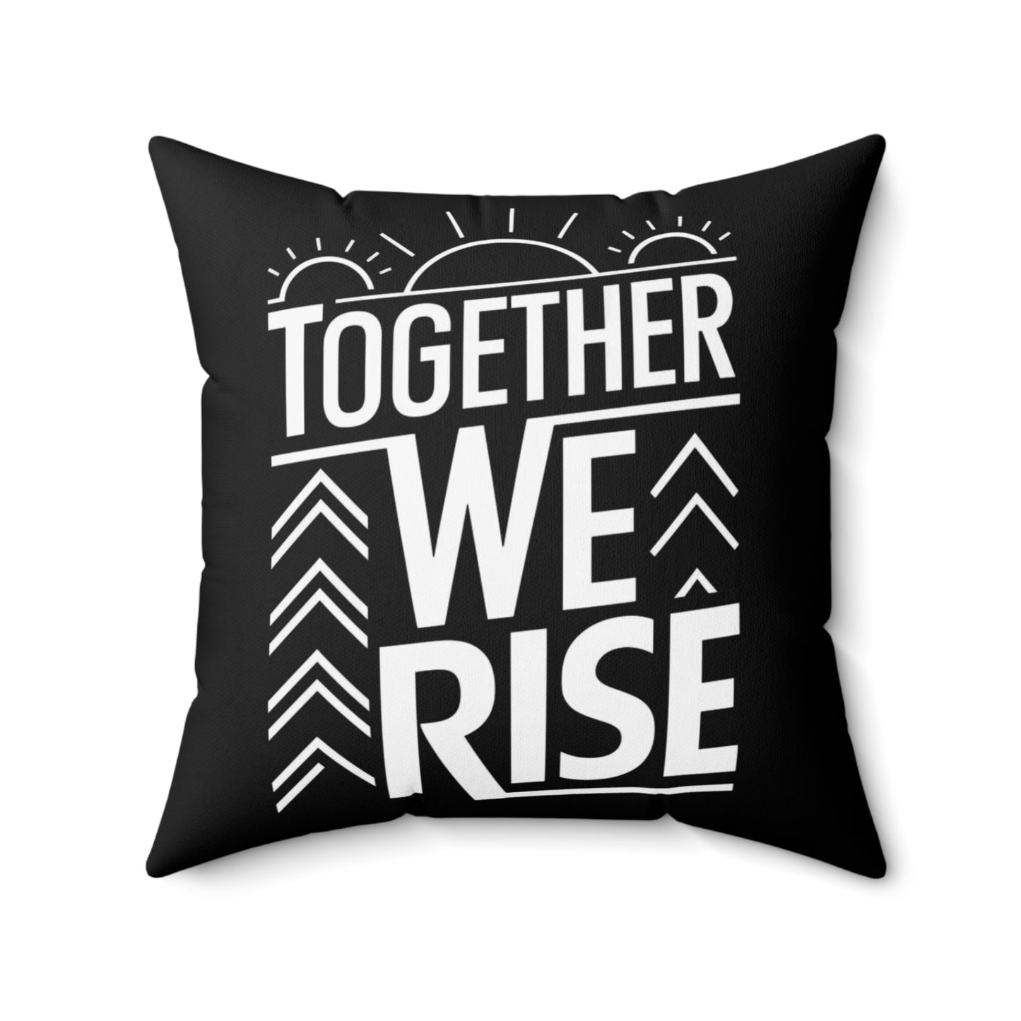 Together Spun Polyester Square Pillow