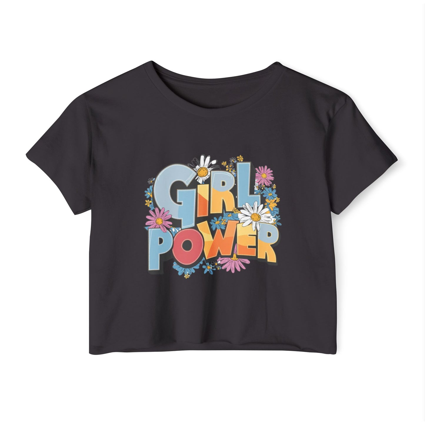 Girl Power Women's Festival Crop Top