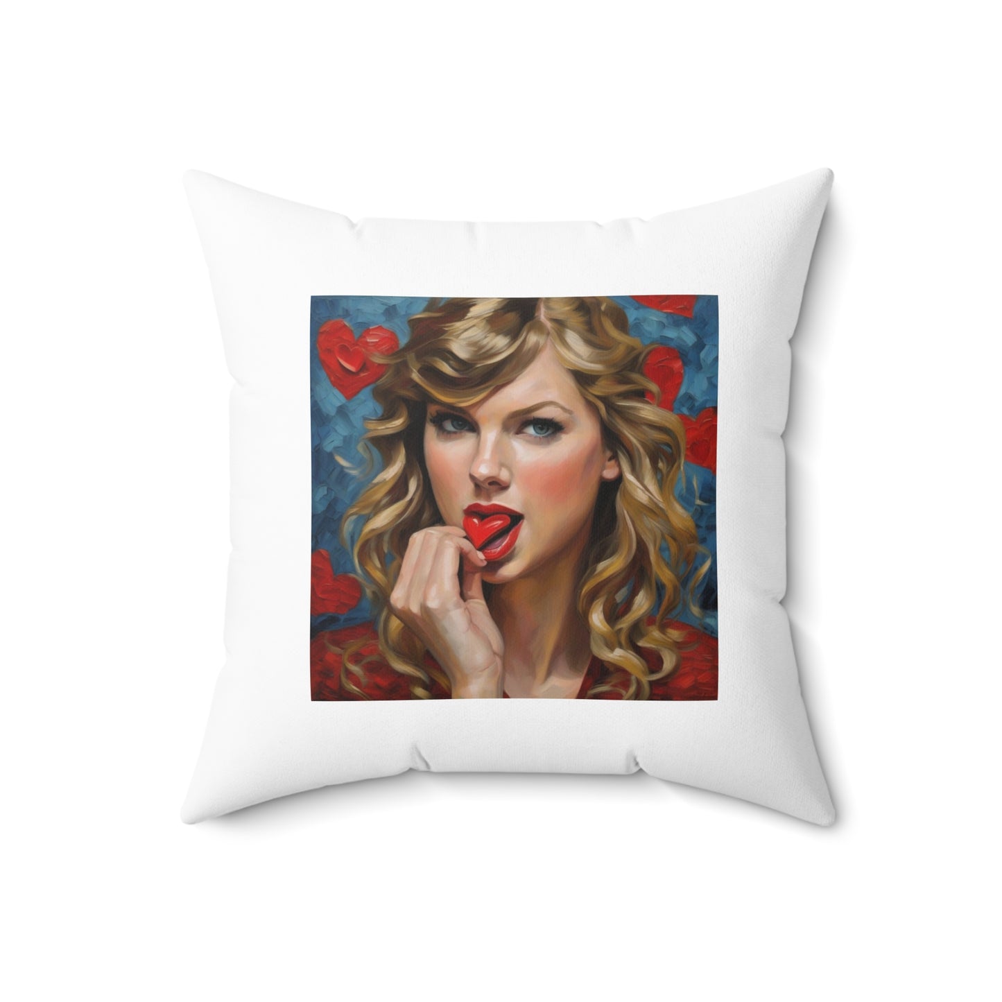Women Spun Polyester Square Pillow