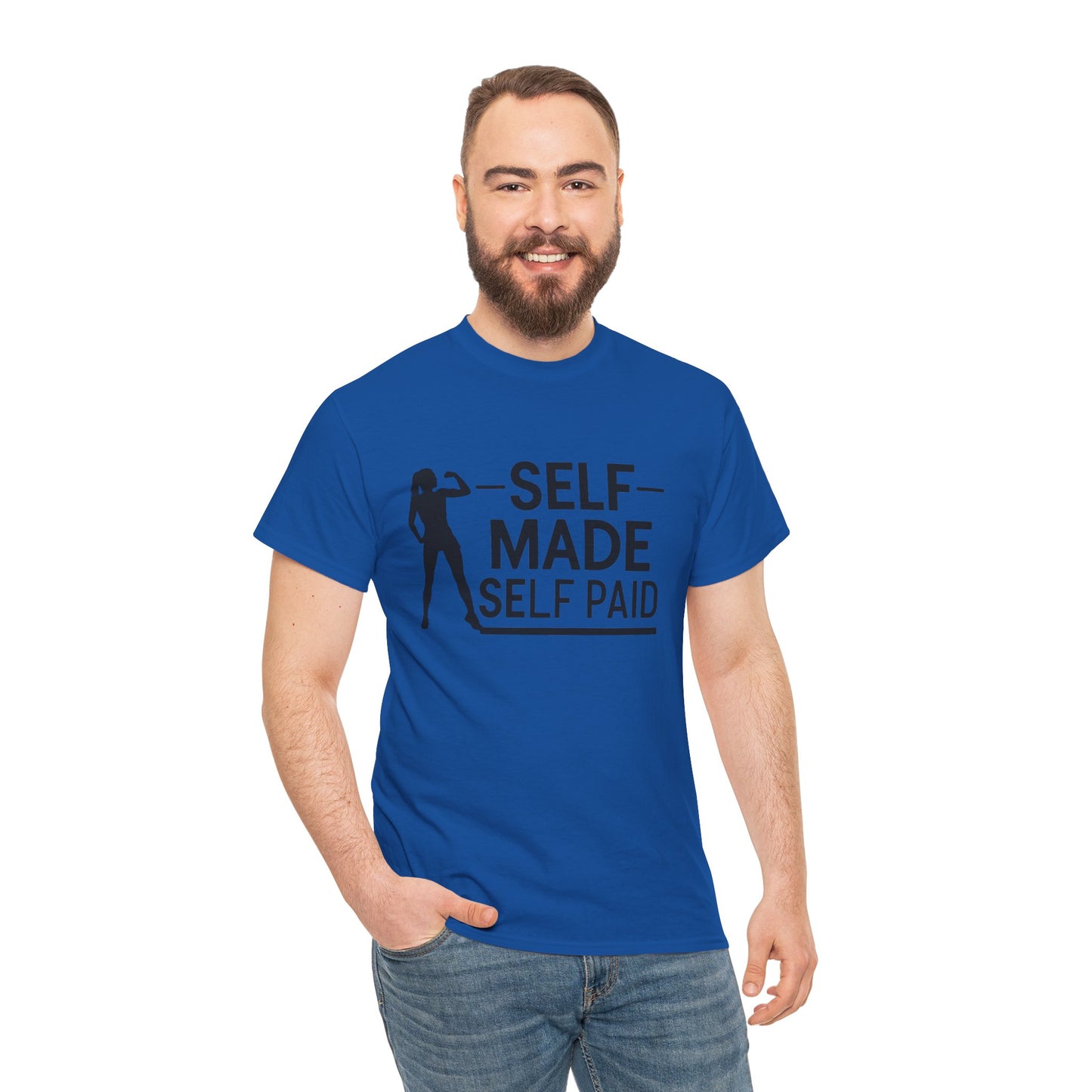 Self Made Printed T Shirt with Hearts