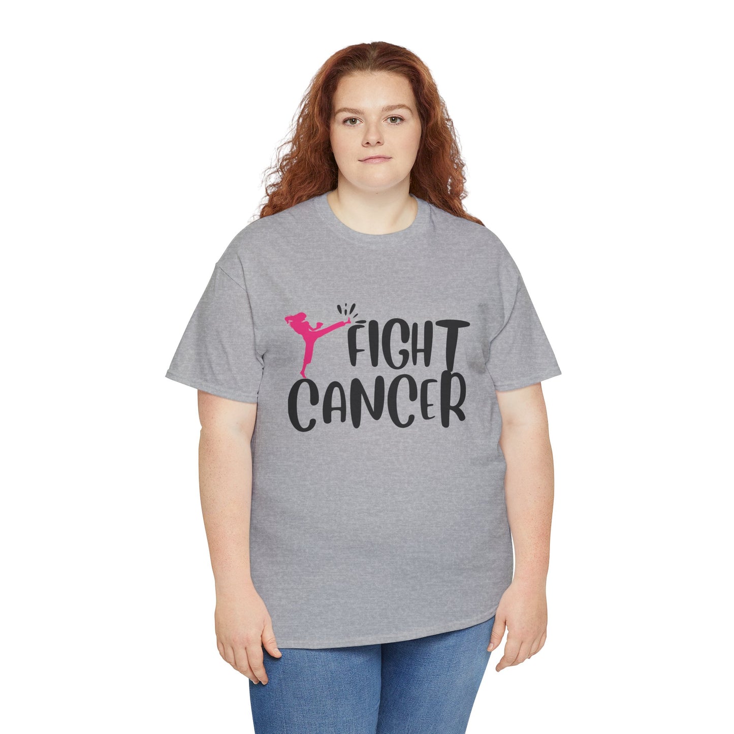 Fight Cancer Unisex Heavy Cotton Tee
