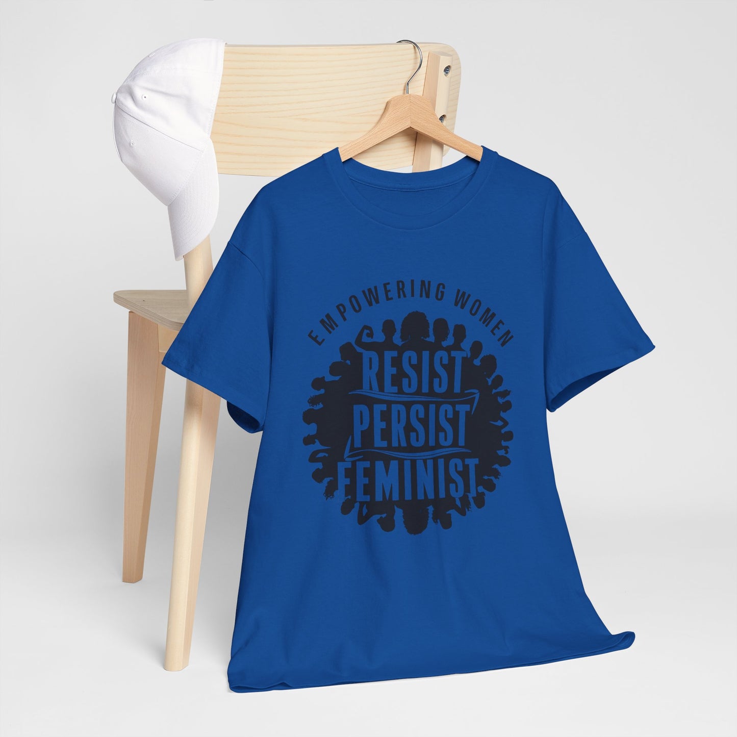 Empowering Women Printed T Shirt with Hearts