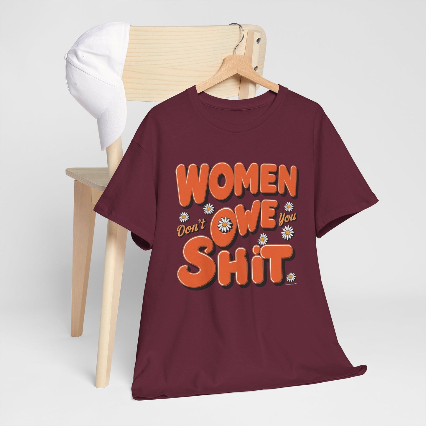 Women Don't Women Heavy Cotton Tee