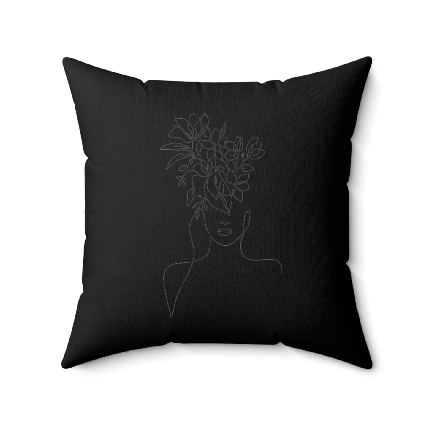 Women Spun Polyester Square Pillow