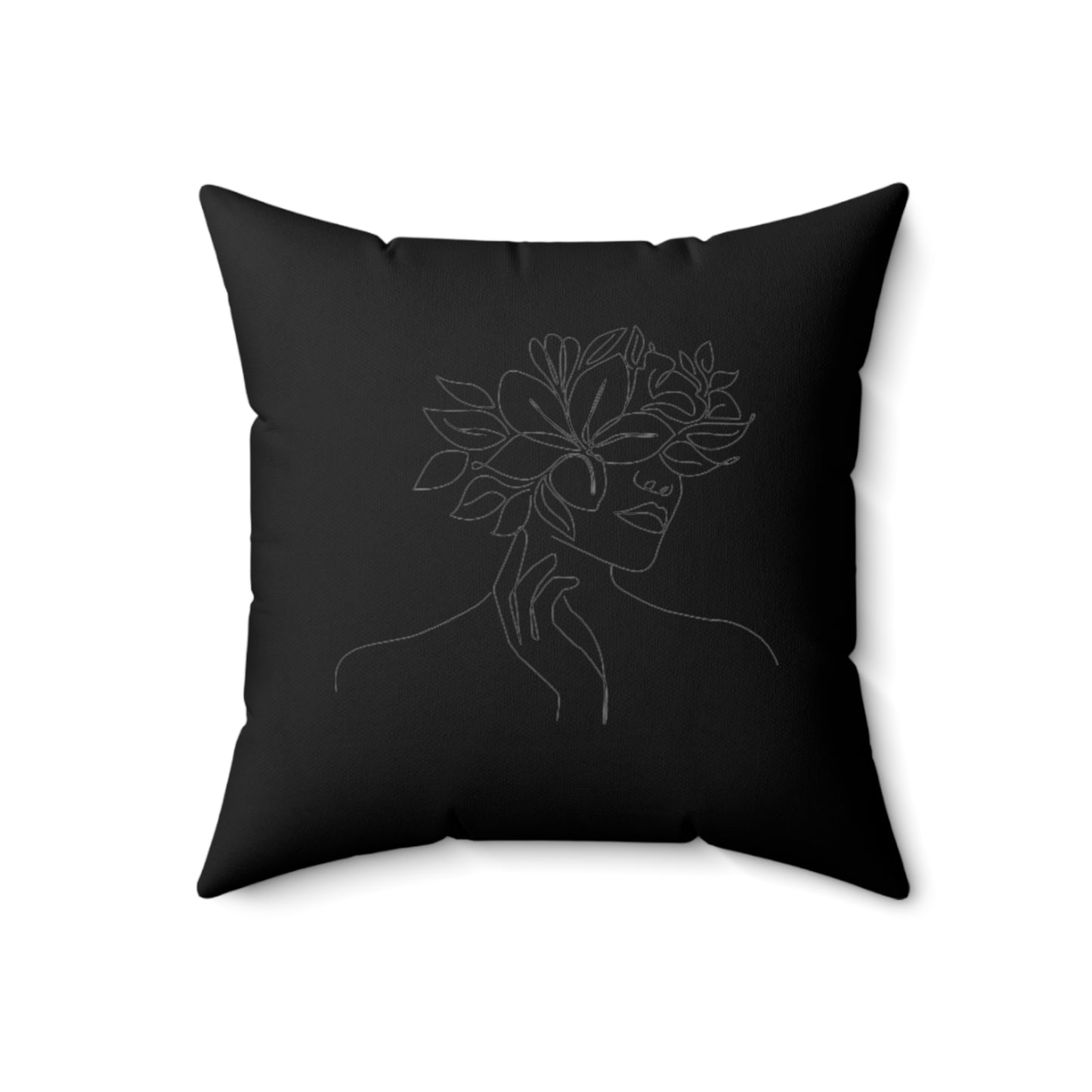 Women  Spun Polyester Square Pillow