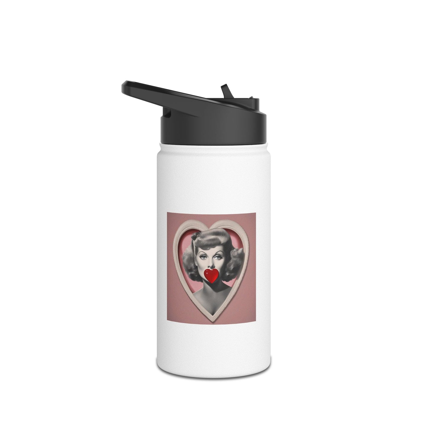 Women  Stainless Steel Water Bottle, Standard Lid