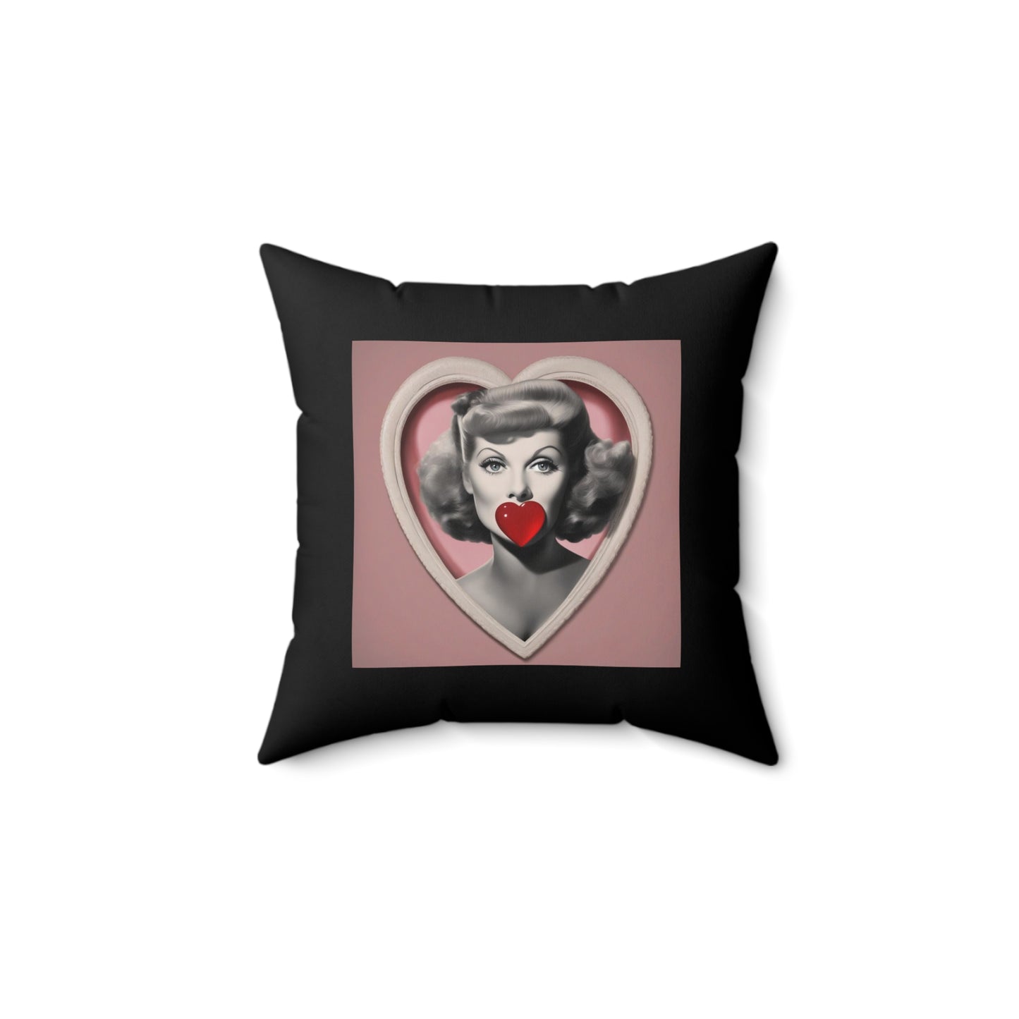 Women Spun Polyester Square Pillow