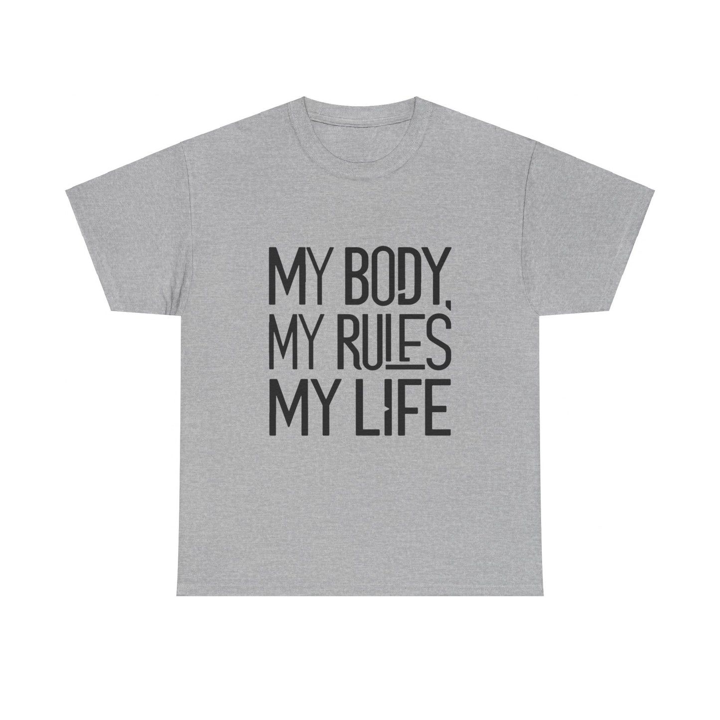 My Body, My Rules Women Heavy Cotton Tee