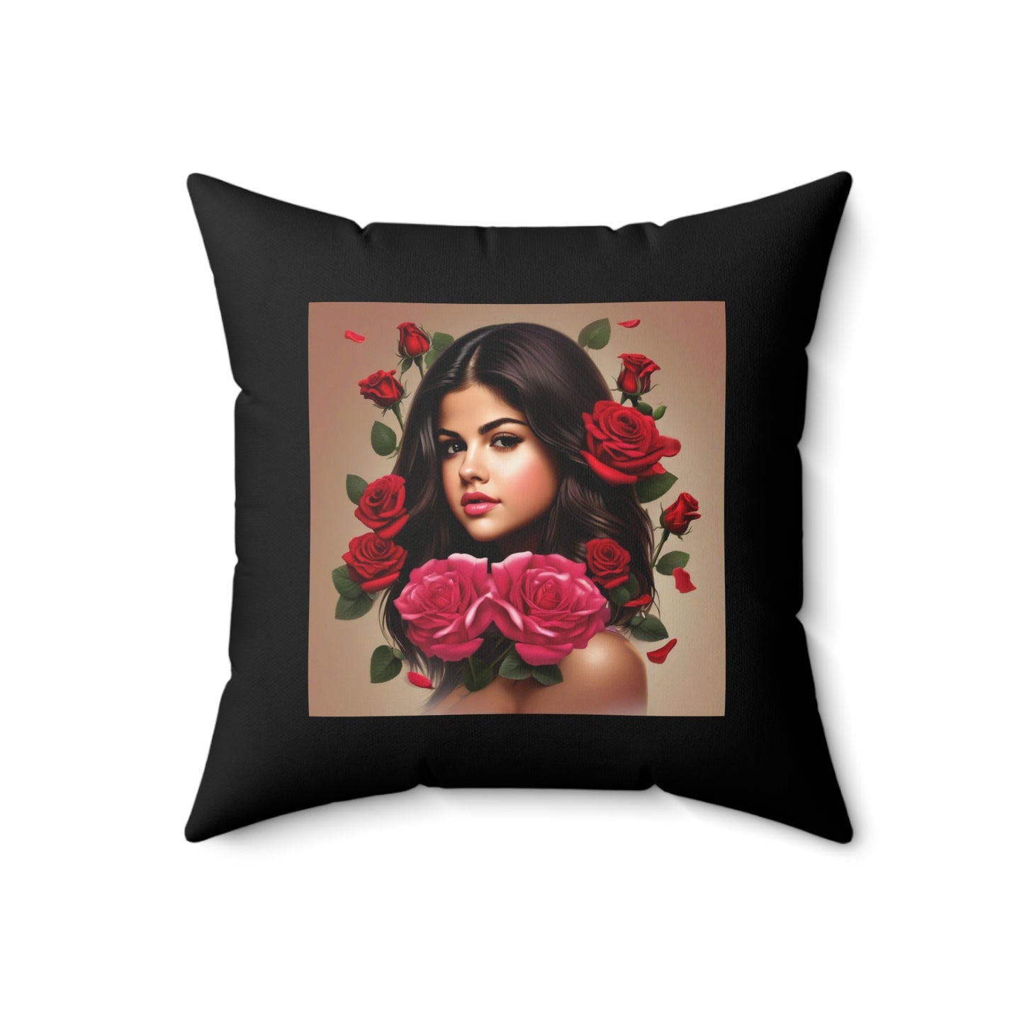 Women Spun Polyester Square Pillow