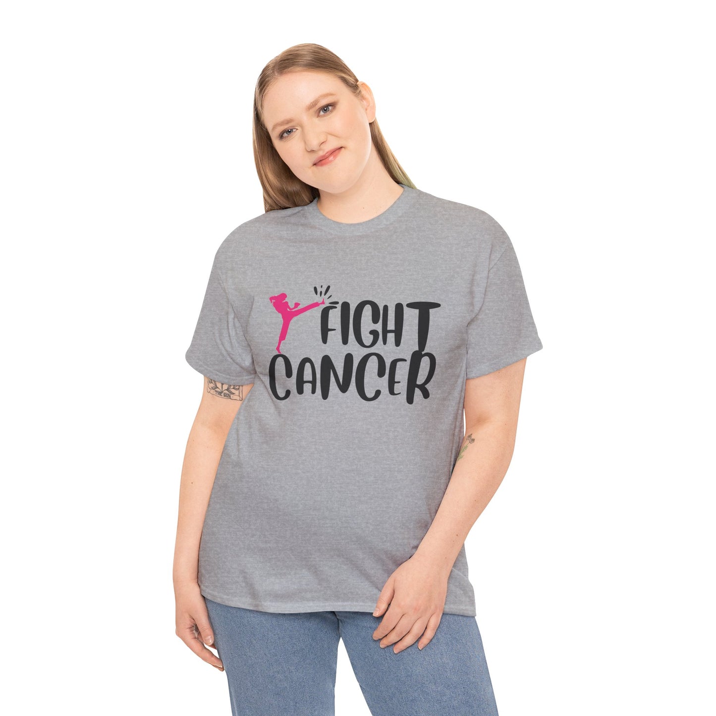 Fight Cancer Unisex Heavy Cotton Tee