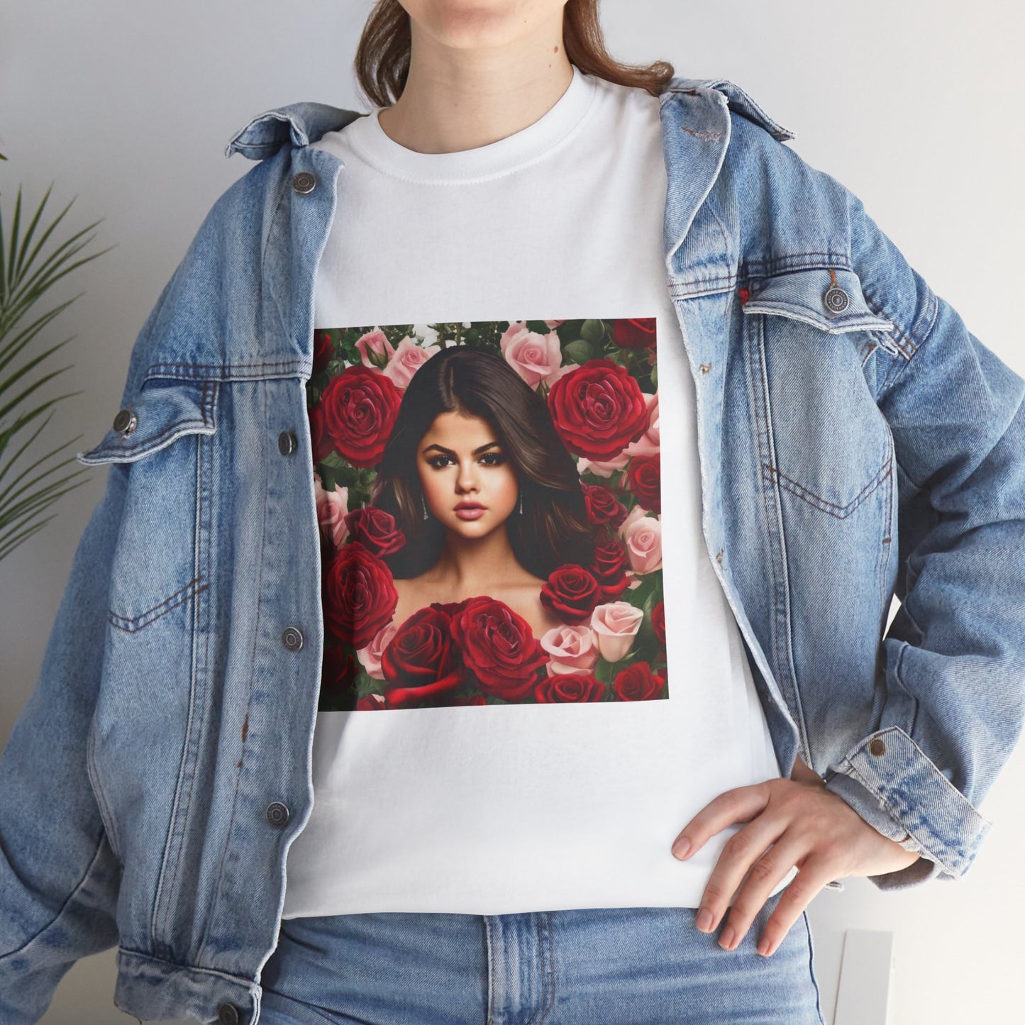 Selena Gomez T Shirt with Hearts