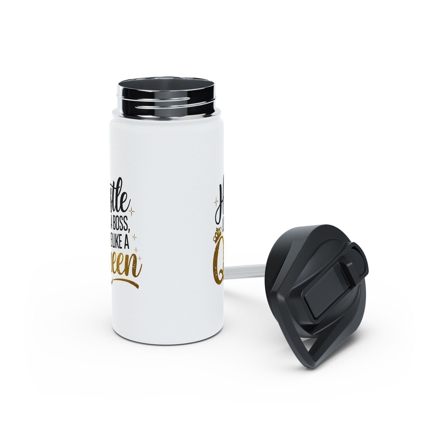 Hustle  Stainless Steel Water Bottle, Standard Lid