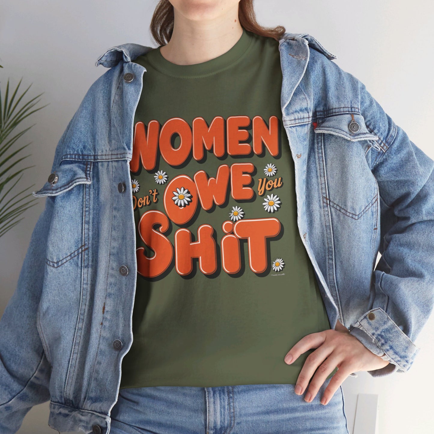 Women Don't Women Heavy Cotton Tee
