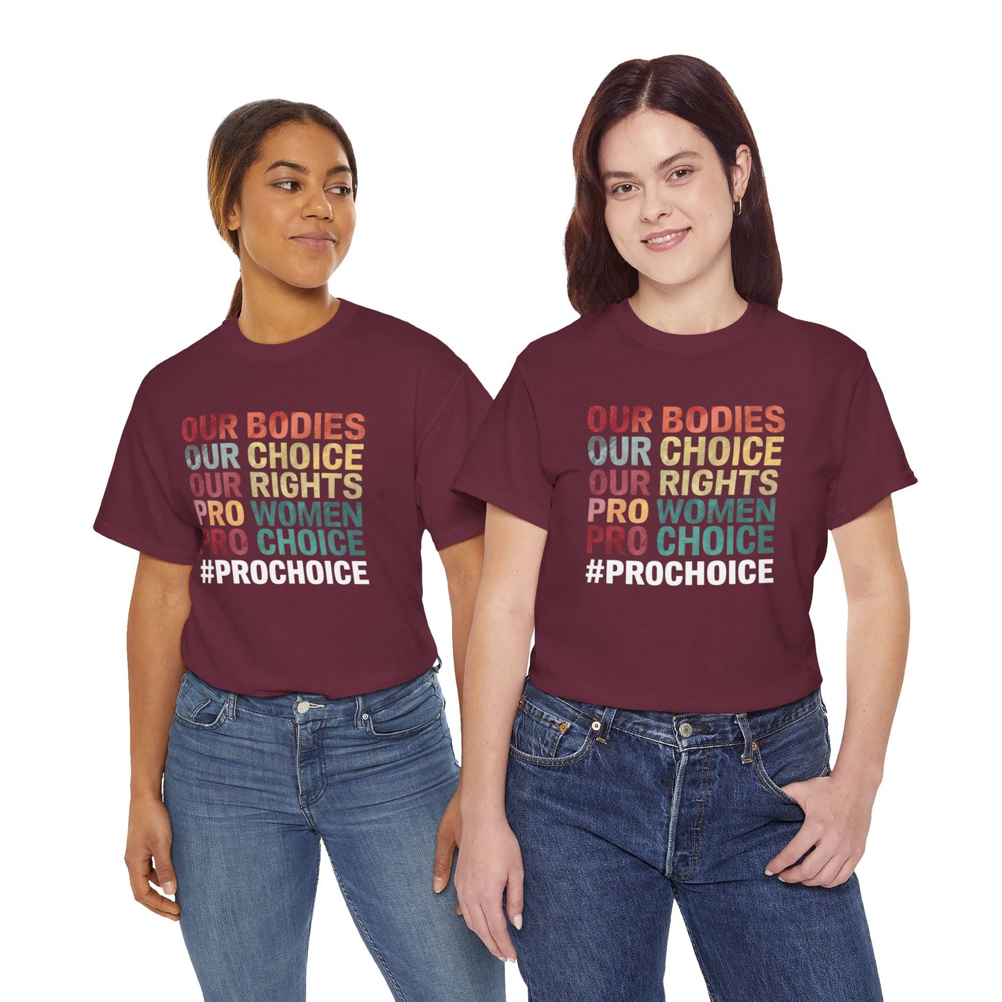 Our Bodies Women Heavy Cotton Tee