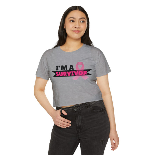 I'M A Survivor Women's Festival Crop Top