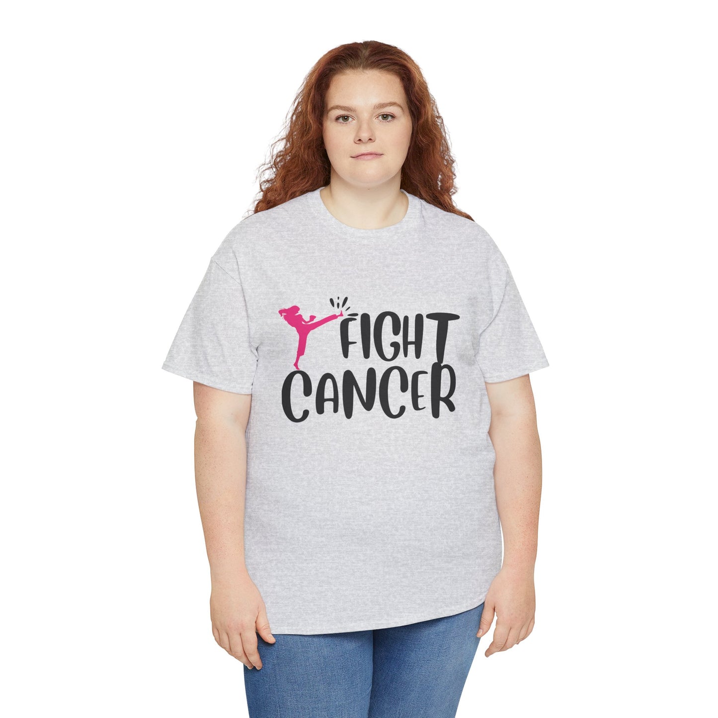 Fight Cancer Unisex Heavy Cotton Tee