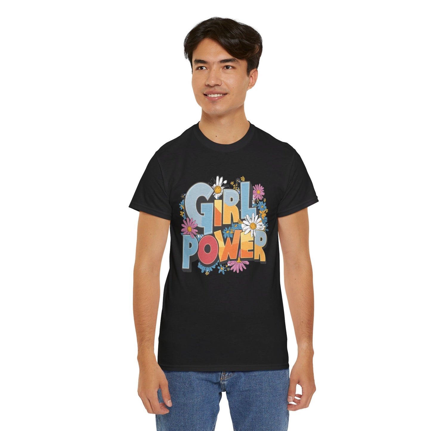 Girl Power Women Heavy Cotton Tee