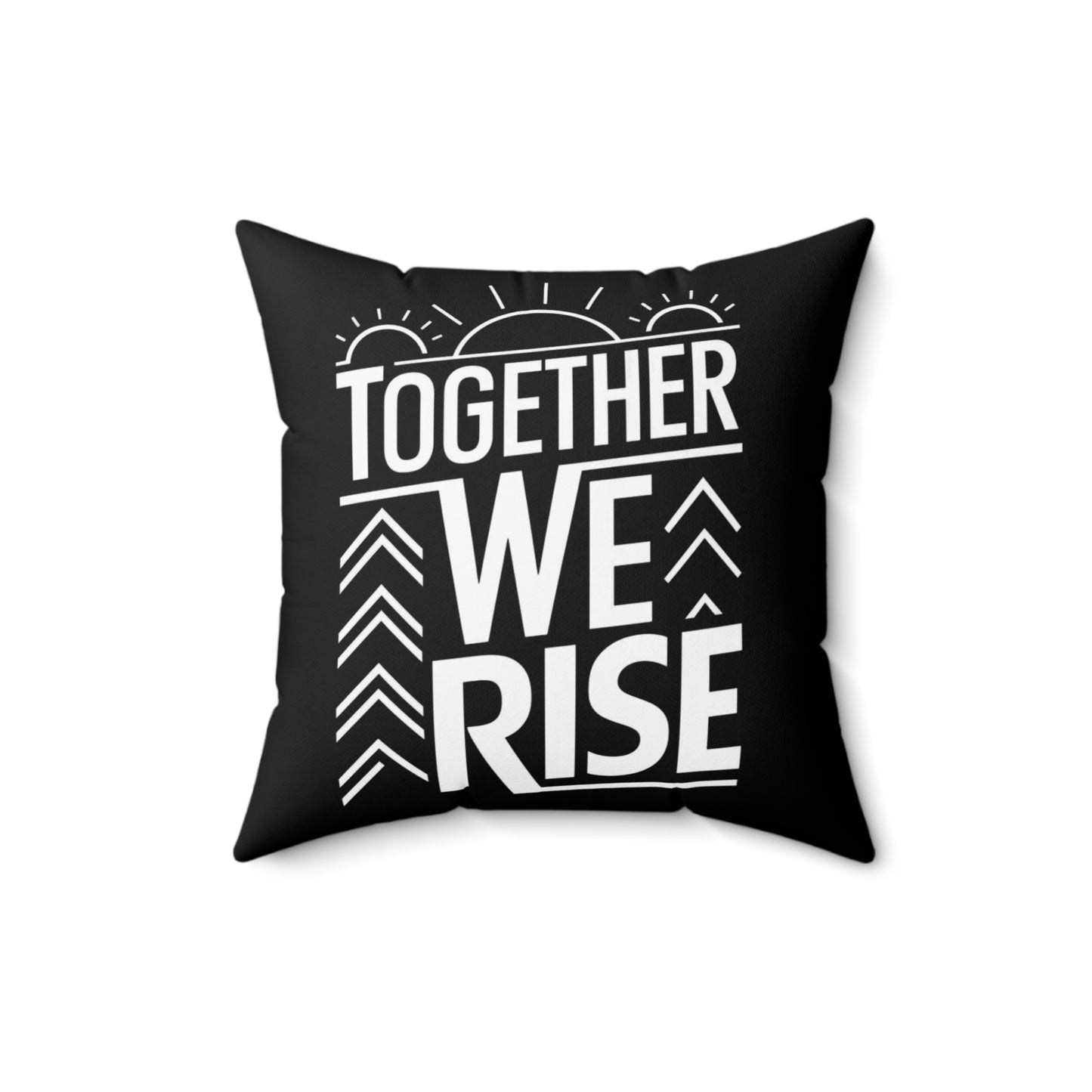 Together Spun Polyester Square Pillow