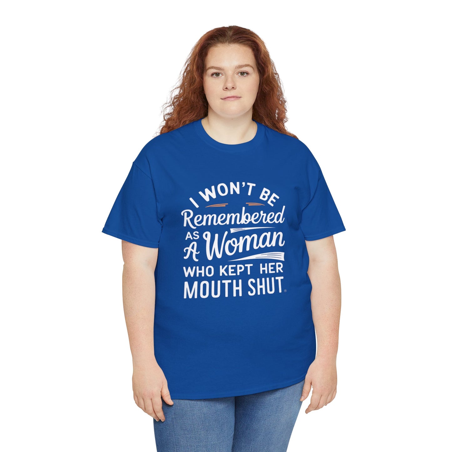 I WON'T Be Printed  T Shirt with Hearts