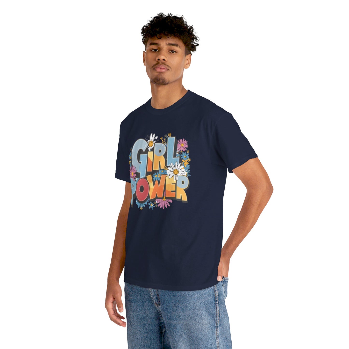 Girl Power Women Heavy Cotton Tee