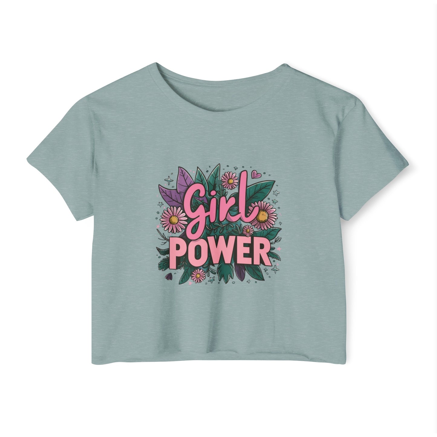 Girl Power Women's Festival Crop Top