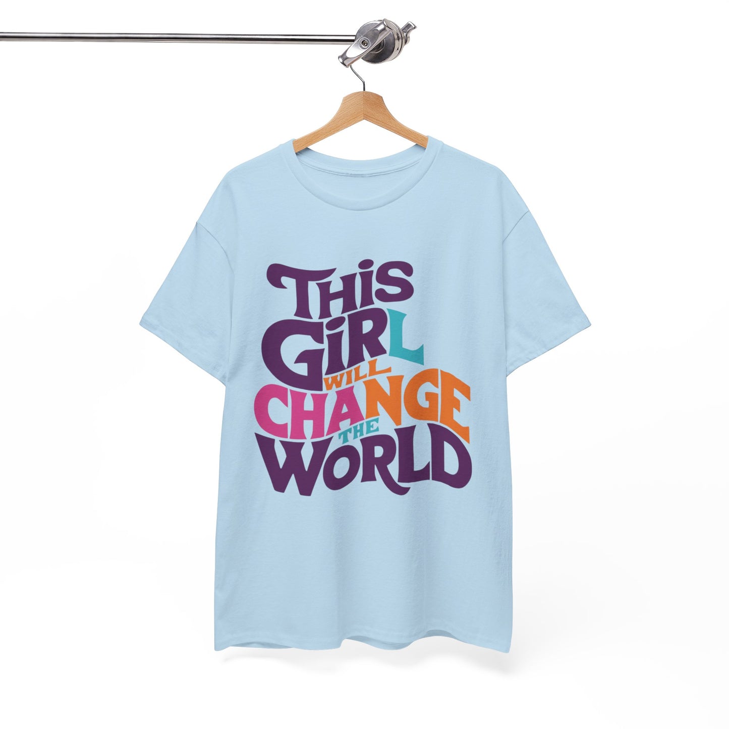 This Girl Printed  T Shirt with Hearts