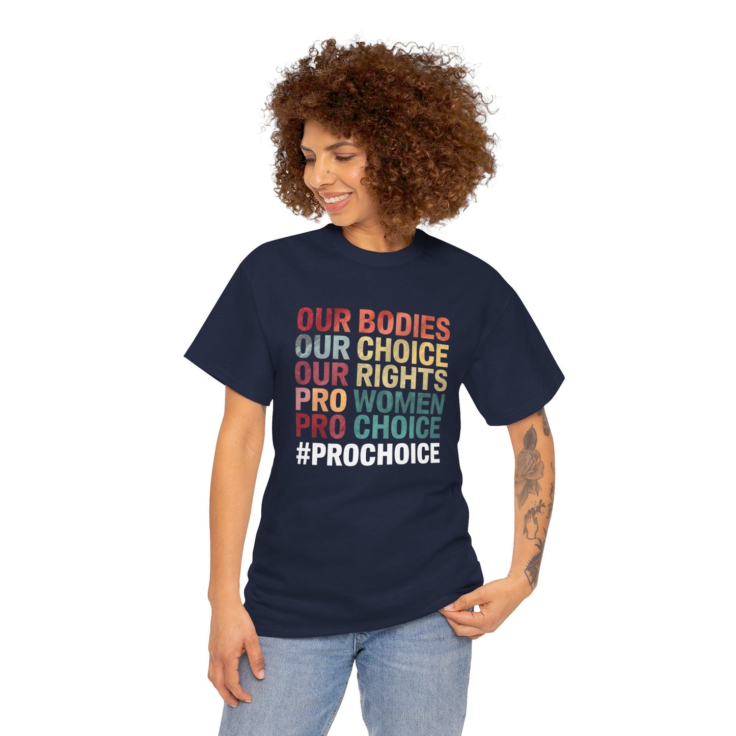 Our Bodies Women Heavy Cotton Tee